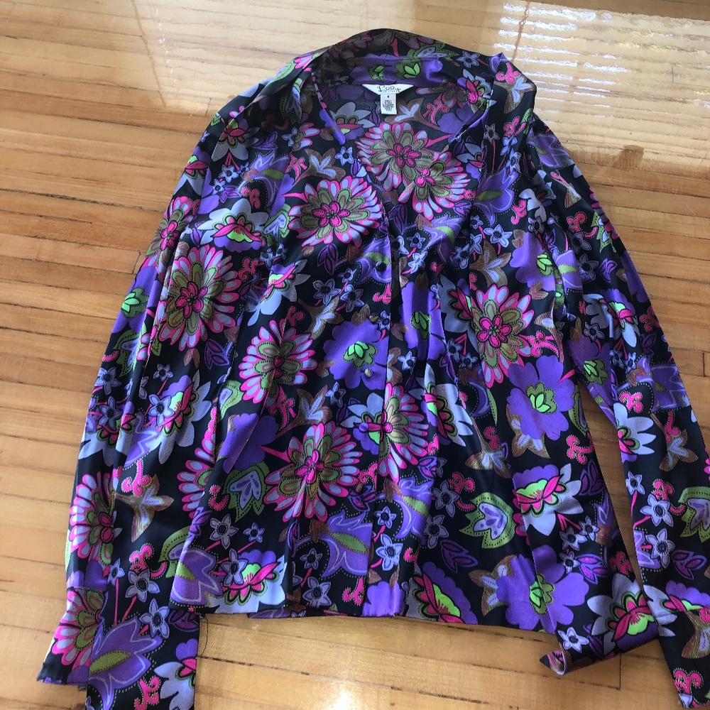 Lilly Pulitzer Silk Blend blouse Size 8